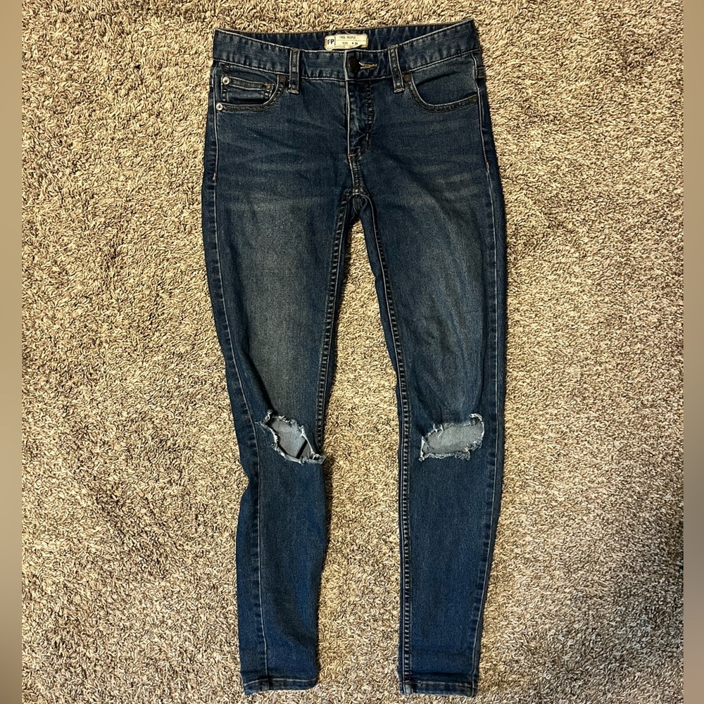 Free People dark wash jeans